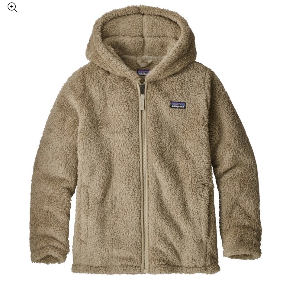 Patagonia Kids Tan Fleece Hoodie